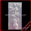 White stone flower carving relief decoration YL-F028
